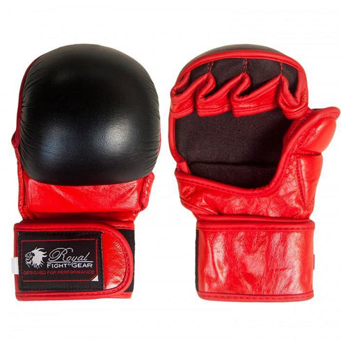 BOLD LOOK RFG MMA LEATHER TRAINING GLOVES-2